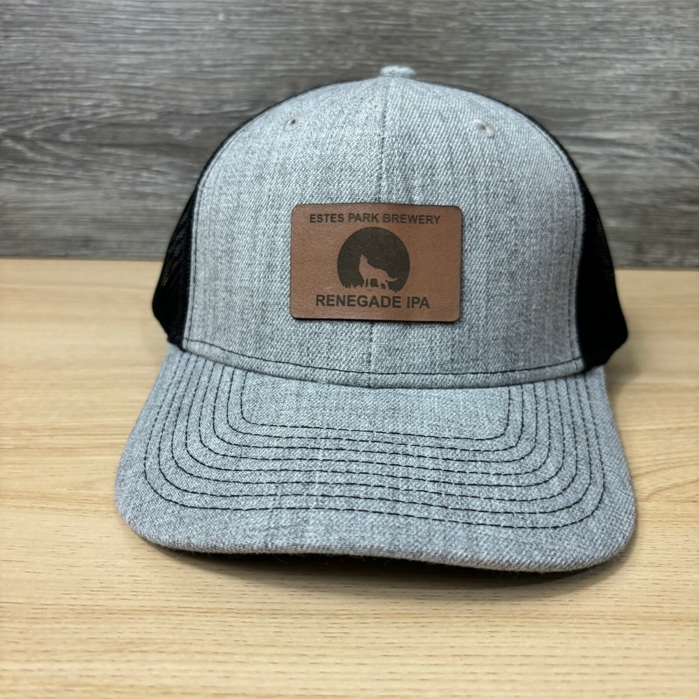 Estes Park‎ Brewery Hat Cap Snapback Gray Renegade IPA One Size Adjustable